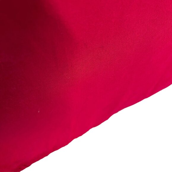 Sundance Mystic Falls Red Pleated Front Long Sleeve Collared Top Medium - Picture 10 of 11